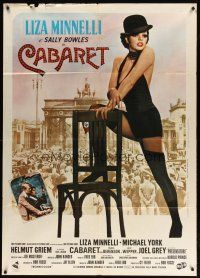9s156 CABARET Italian 1p '72 Liza Minnelli sings & dances in Nazi Germany, directed by Bob Fosse!