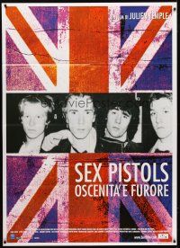 9s183 FILTH & THE FURY Italian 1p '00 Julien Temple Sex Pistols punk rock documentary!