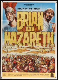 9s228 LIFE OF BRIAN Italian 1p '91 Monty Python, he's not the Messiah, great William Stout art!