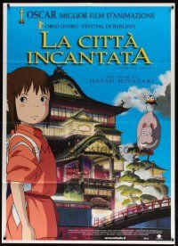 9s283 SPIRITED AWAY Italian 1p '03 Hayao Miyazaki top Japanese anime, different cartoon image!