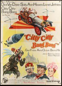 9s028 CHITTY CHITTY BANG BANG Italian 2p '69 Dick Van Dyke, Sally Ann Howes, art of flying car!