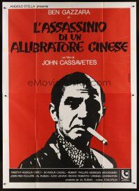 9s066 KILLING OF A CHINESE BOOKIE Italian 2p '76 John Cassavetes, art of Ben Gazzara by Setaccioli