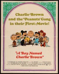 9s359 BOY NAMED CHARLIE BROWN WC '70 art of Snoopy & the Peanuts gang by Charles M. Schulz!
