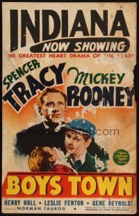 9s360 BOYS TOWN WC '38 Spencer Tracy as Father Flanagan with Mickey Rooney!