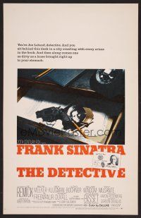 9s390 DETECTIVE WC '68 Frank Sinatra as gritty New York City cop, an adult look at police!