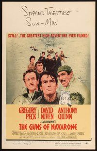 9s438 GUNS OF NAVARONE WC R66 Gregory Peck, David Niven & Anthony Quinn by Howard Terpning!
