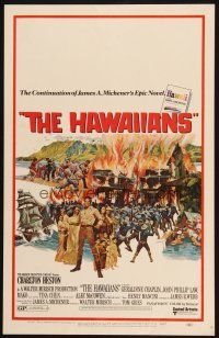9s446 HAWAIIANS WC '70 Charlton Heston, from James A. Michener's epic novel, art by Pfieffer!