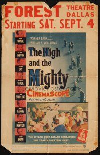 9s455 HIGH & THE MIGHTY WC '54 John Wayne, Claire Trevor, directed by William Wellman!