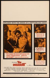 9s471 INCIDENT WC '68 Beau Bridges, Brock Peters, explodes with the shock of a switchblade knife!