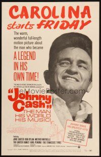 9s485 JOHNNY CASH WC '69 great c/u of most famous country music star, a legend in his own time!