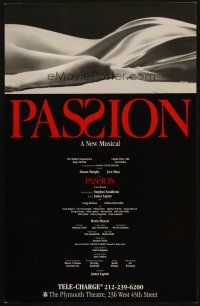 9s552 PASSION stage play WC '94 Stephen Sondheim, great sexy close up image!