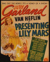 9s560 PRESENTING LILY MARS WC '43 great artwork images of elegant Judy Garland & Van Heflin!