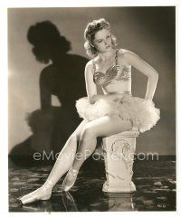 9t315 ALEXIS SMITH 7.75x9.5 still '40s portrait of the pretty actress in skimpy ballerina outfit!