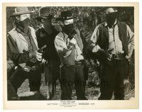 9t317 ALIAS JESSE JAMES 8x10 still '59 close up of wacky Bob Hope & masked outlaws with guns!