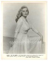 9t324 ANITA EKBERG 8x10 still '58 the sexy Nordic beauty in lace dress from The Man Inside!