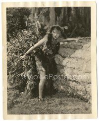 9t334 ANNA Q. NILSSON deluxe 8x10 still '10s cool portrait as feral girl in woods by Donald Keyes!