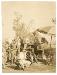 9t086 BISHOP MURDER CASE candid 7x9.25 still '30 director Nick Grinde with cameras filming outdoors