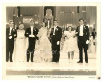 9t394 BROADWAY MELODY OF 1938 8x10 still '37 Robert Taylor, Eleanor Powell, Judy Garland & co-stars