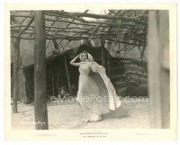 9t537 GARDEN OF ALLAH 8x10 still '36 Marlene Dietrich standing outdoors on cool set!