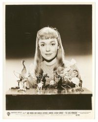 9t561 GLASS MENAGERIE 8x10 still '50 close up of Jane Wyman with her collection of figurines!