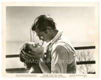 9t571 GONE WITH THE WIND 8x10 still R47 best romantic c/u of Clark Gable & Vivien Leigh!