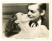 9t702 LOVE ON THE RUN 8x10 still '36 romantic close up of Clark Gable & Joan Crawford!