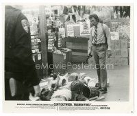 9t713 MAGNUM FORCE 8x10 still '73 Clint Eastwood as Dirty Harry with gun standing over crook!