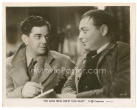 9t720 MAN WHO KNEW TOO MUCH 8x10 still '34 Alfred Hitchcock, c/u of Peter Lorre & Leslie Banks!
