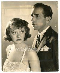9t731 MARKED WOMAN 7.5x9.25 still '37 incredible c/u of sexy Bette Davis & young Humphrey Bogart!