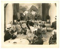 9t747 MELODY RANCH 8x10 still '40 Jimmy Durante on stage with Gene Autry playing guitar!