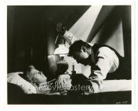 9t783 NIGHT OF THE HUNTER 8x10 still '55 c/u of Robert Mitchum about to stab Shelley Winters!