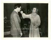9t790 NOTHING SACRED 8x10 still '37 Carole Lombard measures Fredric March for vigorous right cross