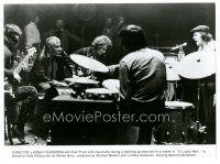 9t213 O LUCKY MAN candid 7x9.5 still '73 director Lindsay Anderson & Alan Price with musicians!