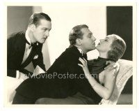 9t797 ONCE TO EVERY WOMAN 8x10 still '34 Ralph Bellamy kisses sexy Fay Wray as Byron watches!