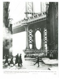 9t799 ONCE UPON A TIME IN AMERICA 7.25x9.75 still '84 Williamsburg Bridge in New York from 1sh!