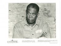 9t872 SHAWSHANK REDEMPTION 8x10 still '94 best close portrait of prisoner Morgan Freeman!