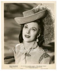 9t906 STRANGE WOMAN 8x10 still '46 best portrait of beautiful Hedy Lamarr with feathered hat!