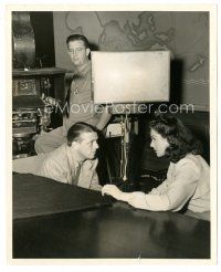 9t267 THIS THING CALLED LOVE candid 8x10 still '41 director Alexander Hall with Rosalind Russell!