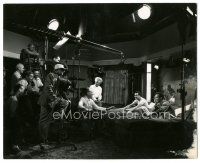 9t272 THREE FOR THE SHOW deluxe candid 7.75x9.5 key book still '54 Grable, Lemmon & Champion on set