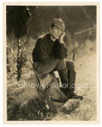 9t984 WHAT PRICE GLORY 8x10 still '26 great image of Victor McLaglen on rock with rifle by Autrey!