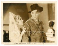 9t993 WOLF SONG 8x10 still '29 close up of Lupe Velez begging young Gary Cooper to not leave!