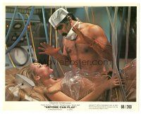 9t005 ANYONE CAN PLAY color 8x10 still '68 c/u of sexy naked Ursula Andress with half-naked doctor!