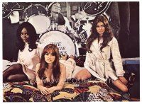 9t010 BEYOND THE VALLEY OF THE DOLLS color 7.5x10 still '70 Russ Meyer, c/u of sexy girls on bed!