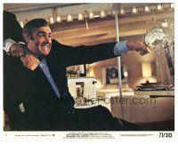 9t022 DIAMONDS ARE FOREVER color 8x10 still #1 '71 Sean Connery as James Bond attacked from behind!