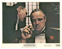 9t029 GODFATHER color 8x10 still '72 best close up of Marlon Brando, Francis Ford Coppola classic!