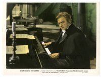 9t038 PHANTOM OF THE OPERA color 8x10 still R48 great close up of Claude Rains playing piano!