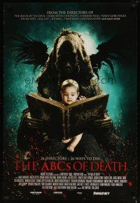 9w013 ABCS OF DEATH DS 1sh '12 Ingrid Bolso Berdal, wild horror image!