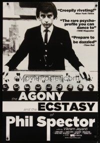 9w017 AGONY & THE ECSTASY OF PHIL SPECTOR 1sh '09 cool image of troubled music producer!