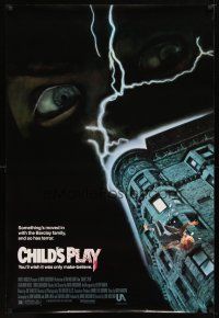 9w102 CHILD'S PLAY 1sh '88 when Freddy has nightmares he dreams of Chucky!