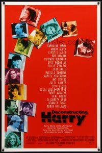 9w141 DECONSTRUCTING HARRY DS 1sh '97 Woody Allen, Toby Maguire, Robin Williams, Demi Moore!